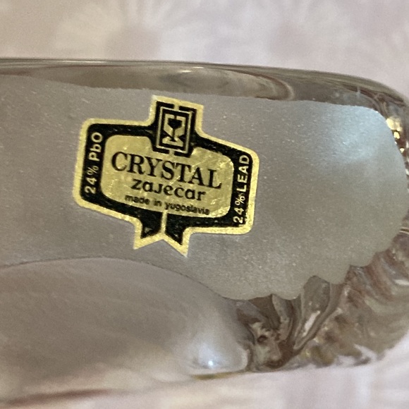 ZAJECAR crystal made in Yugoslavia. Bunny paperweight. - Picture 6 of 6